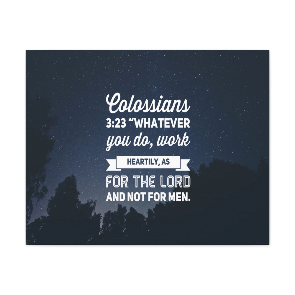 Scripture Walls For The Lord Colossians 3:23 Christian Wall Art Bible Verse